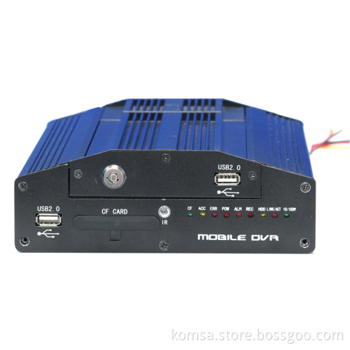 HDD Removable 4ch MPEG-4 Realtime Mobile DVR (5 Typical Capability)